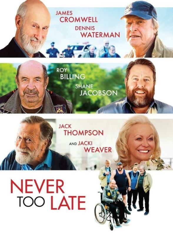 Poster image for NEVER TOO LATE